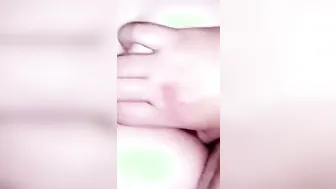 Bathtime Doggy while Daddy Finger Bang my Butt