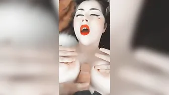 Dreamy Pinup Getting Tit Boned 