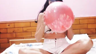 Lush and Balloon Popping Tight Booty Beauty
