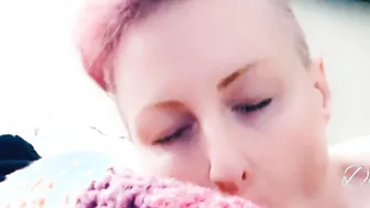 BOMBSHELL Masterbating milf Edges bf with Tip Licking and Penis Hole Tongue Fucking