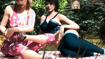 Happy Marriage:Hubby his Slutty Fiance and another Skank on Picnic-Ep29