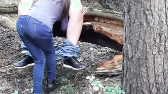 Peeped sex into the forest for 2 lesbians - Dyke-illusion