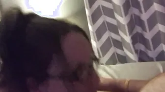 hot milf Blows Daddy’s Cock with her Booty into the Mirror Incredible Fiance Throwback