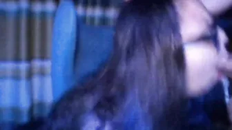 HUGE TIT HISPANIC BLOWS GIGANTIC PENIS WITH a FACIAL CUMMED CUM FOLLOW ME