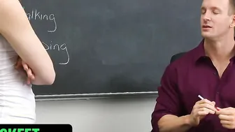 Beauty College Bombshell Cunt Fucked by her Teacher