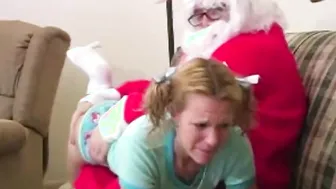Spanked by Santa