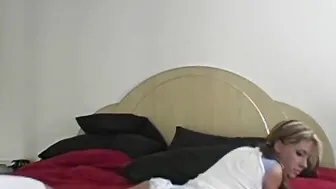 Bae blonde 19 yo stripping off