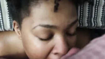 Natural Afro Black Huge Boobies Licks Nuts  Takes Nice