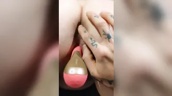 Using a Toy Ony Pregnant Gf. pov