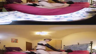 Huge Gloves Posing Hand Job 180 3D VR