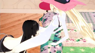 Tales of Berseria Cartoon - Velvet Fucks Magilou with a Dyke Fake-Cock until she Jizzes.