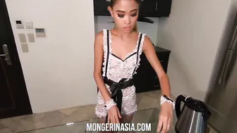 Incredible Sexy Filipino Maid Inseminated At Work