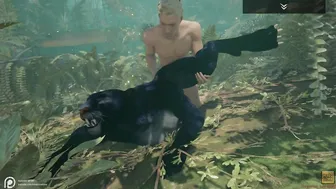 Wild Life / African Panther Hunts down her Prey