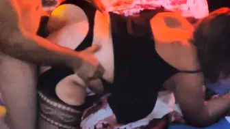 Cuckold Fiance Spit Roast into Swingers Club