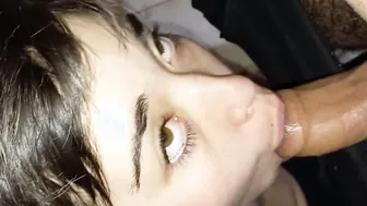 I SCREWED THIS SKANKS MOUTH INSIDE a OUTDOOR WC