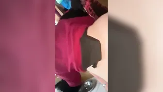 Doggy banged into Kirchen quicky