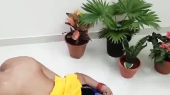 A kitane me podha Bahut haryali hai