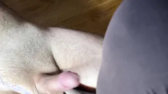 Sitting  Trampling Nylon Toejob Tease