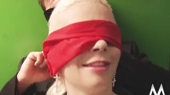 Platinum Blonde Bimbo Getting Bukkaked