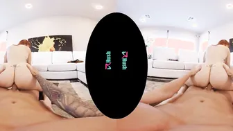 VRHUSH Big Boobed Ginger Lauren Phillips Lets you Cumshot her Booty