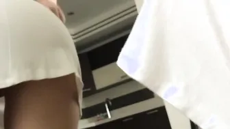 Close up Cunt Fucked into Front of the Mirror -