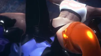 Tracer x Widowmaker 3D Cartoon