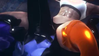 Tracer x Widowmaker 3D Cartoon