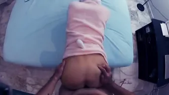 Sexual step-daughter getting plowed inside pajama