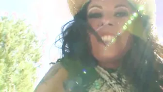 Dark Haired mom finger fuck snatch before pov sex into missionary