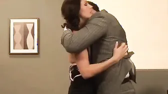 Passionate sex into the office