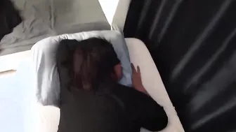 Again daddy wakes up daughter with a dick into her.