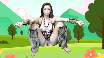 Cave bimbos Madi Laine Dino Bj