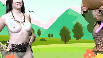 Cave bimbos Madi Laine Dino Bj