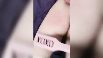 Tiny Submissive Boy Getting Spanked Paddled Finger Bang  Pegged by BBW Fem Dom