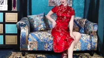 hot Big Tit Geisha cunt with mouth Zara Durose Frigs Redhead Twat with her Toned Nylon Legs Wide Open