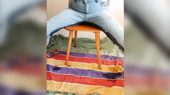 Very babe Nonchalant Pee inside my Jeans