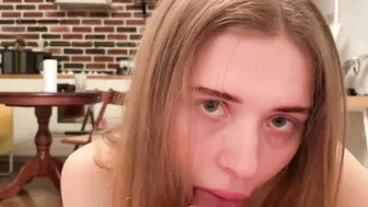 Irresistible Next Door Deepthroats and Takes a Jizzed into her Mouth