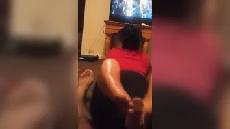 Thick African Oily Solejob Explosion