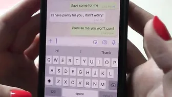 Sexting Tights Ballerina Toys Her Twat into High Heels
