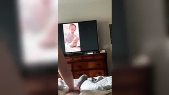 Sopping Leaking Vagina Riding Penis while Finger Fucking her Tight Booty