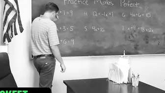 Bomb Shell Blondie - Naughty Teen Skips Graduation to Get Fucked in Class