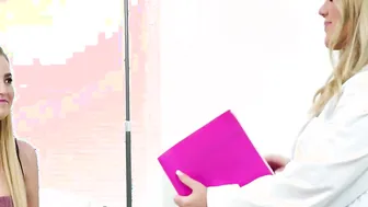 College Nurses Gone Wild - Scene #2" or "Lesbians Love Each Other's Bodies - Two Babes Going Full Out". This new version is more descriptive of what happens in this scene while