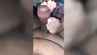 Devils porn video – Hispanic Devils Pedicure Hand Job Combo with White Foot makes Big Jizzed