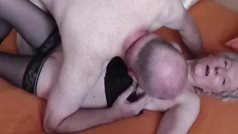 Cum on my fiances jugs together with a stranger