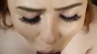 View her Mouth got Stuffed with big black dick