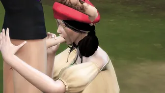 Cutie mom Blows Dick inside Outside