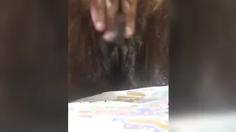 Fat Clitoris Squirts while being Washed