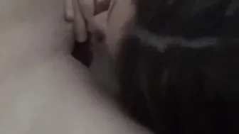 mom Getting Cum on Boobies before a Sneaky a Taste