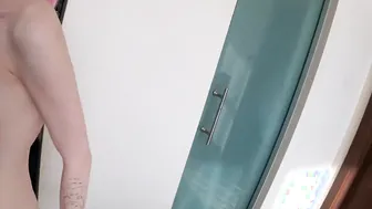 Petite Fresh chick Ingrida with miss Pussycat behind the Scenes Lucky Camera Dude Head Titty Cum