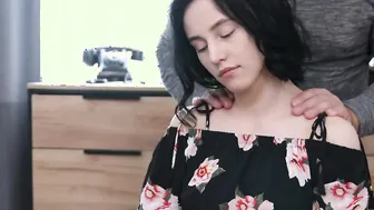 DocSquirt - Ebony-haired Bae squirts during Hot sex with skilled Doc